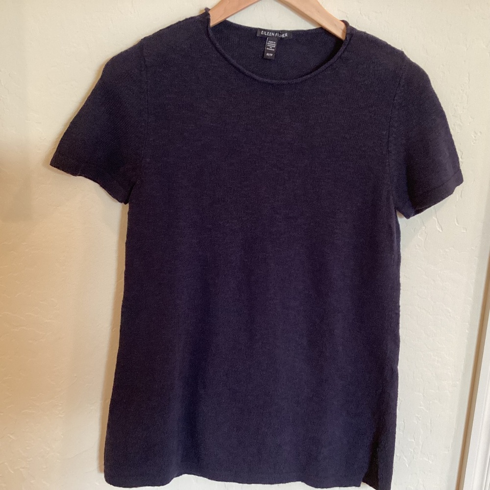 Eileen Fisher Organic Cotton Linen Knit Tunic